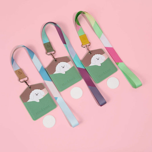 Hide&Scent Standard Edition pouches with all rope styles and scent stones displayed flat, showing the front—best boredom busters for dogs.