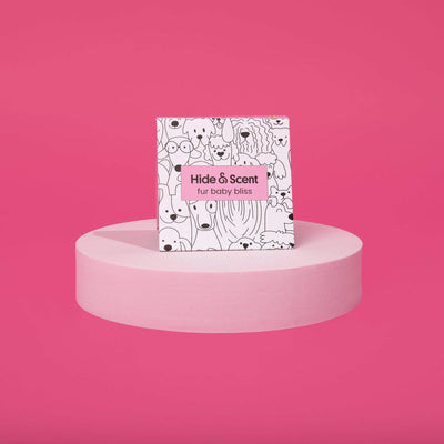 Fur Baby Bliss scent stone for Hide&Scent sniffing games, designed to tire out, engage and calm dogs.